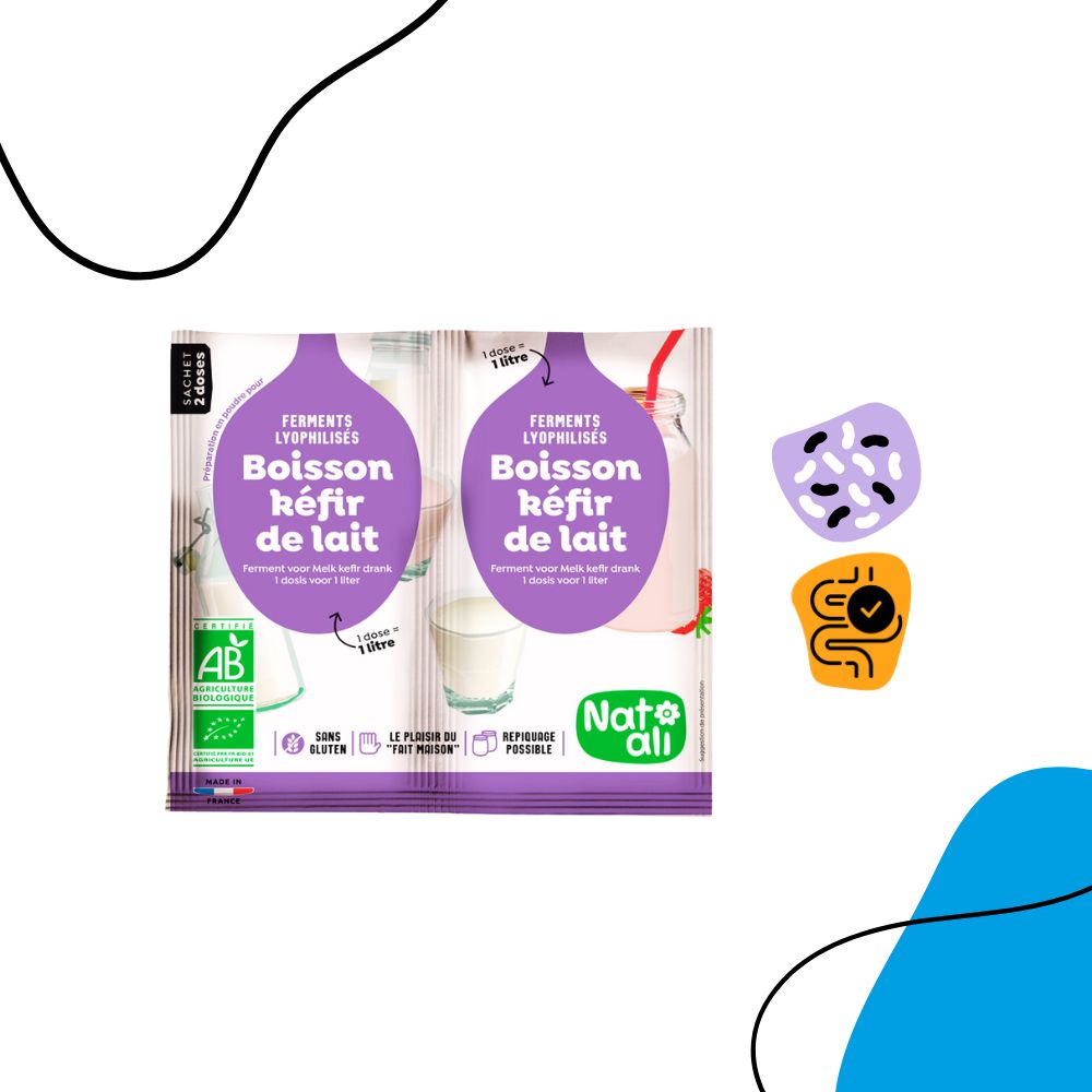 Ferment pour kéfir de lait