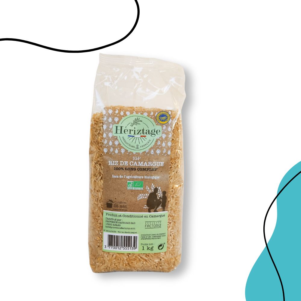 Riz long complet - Camargue IGP Bio