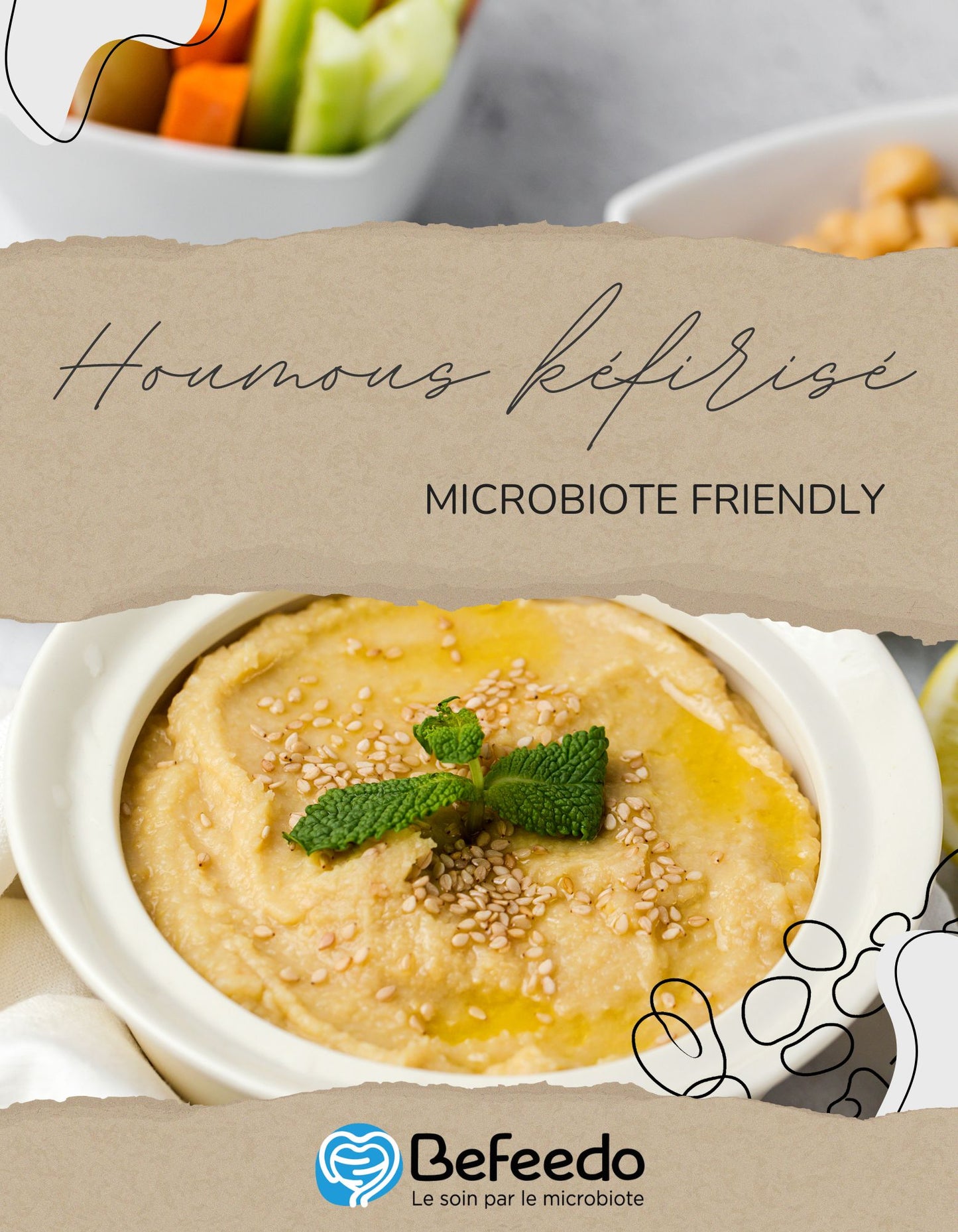 Livret recette du Houmous microbiote friendly