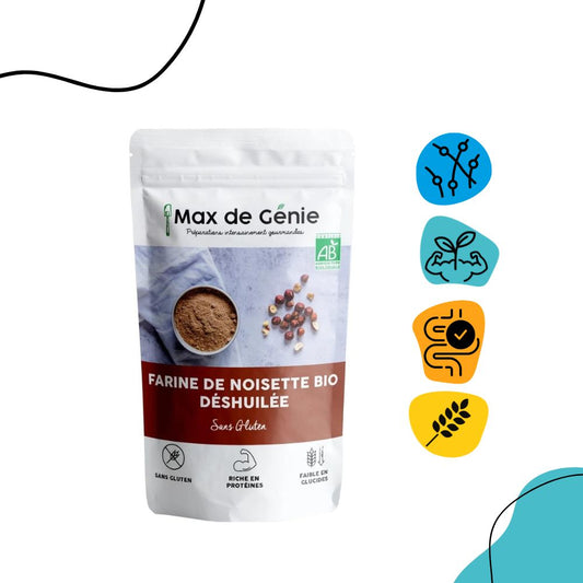 Farine de noisette Bio déshuilée