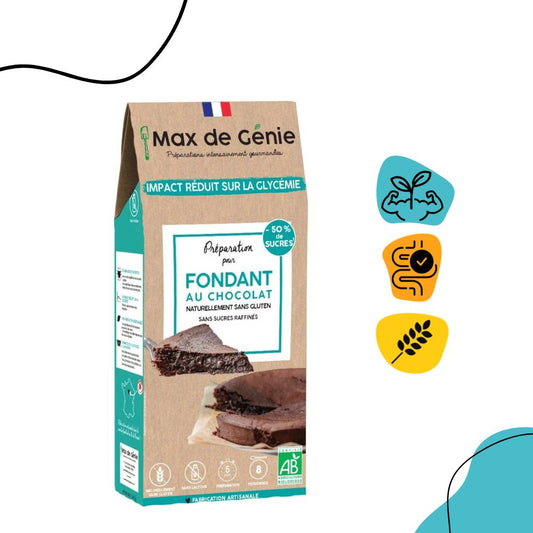 Préparation pour fondant au chocolat